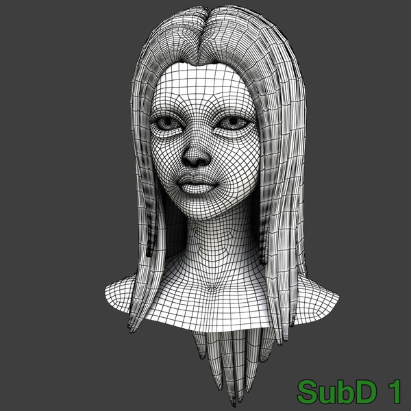 comic action morph targets 3d max - Maya - Action Girl + Morph Targets by Bitmapworld